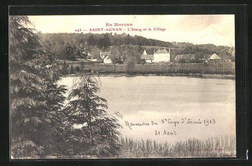 Cpa saint agnan - cpa, saint-agnan,