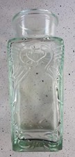 Vintage Aqua Mint Glass Bottle