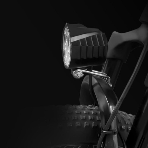 Phare led ebike 3pin avec - phare,