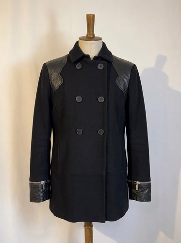 Maje manteau caban noir - , femme