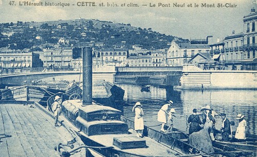Carte cette sete - carte, pont