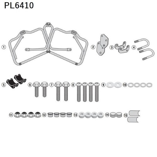 Kit porte valise - givi, pl6410