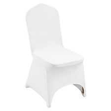 VEVOR Couverture Housses de Chaise Blanc Élastique Arqué pour Mariage Décoration