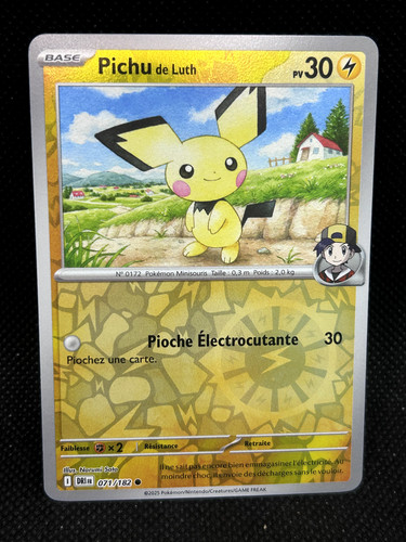Carte pokemon pichu luth - carte,
