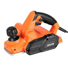VEVOR Rabot Électrique Filaire Raboteuse à Bois à Main 82 mm 650 W 16800 tr/min