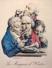 Lithographie XIXe - Les