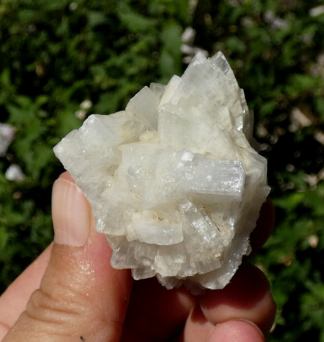 Baryte crêtée bleutée 4x4cm - crêtée,