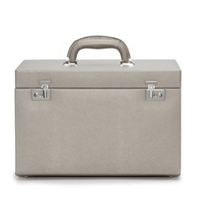 Heritage Jewelry Armoire - Pewter Saffiano