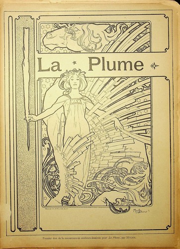 Mucha revue la - la, plume