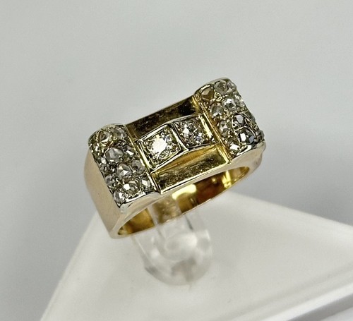 Bague chevalière jaune - bague,