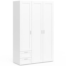 Armoire 3 portes VITO blanc