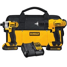 DEWALT DCK240C2R 2-Tool Combo Kit (1.3 Ah) Certified Refurbished