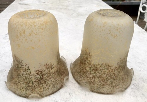Lot tulipes verre art - 2,
