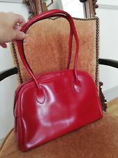 Sac bowling en cuir, ancien