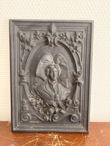 Ancien plaque publicitaire - ancien,