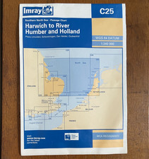 Imray Sailing Chart C25 Harwich to River Humber & Holland  1:340 000 - Date 2010