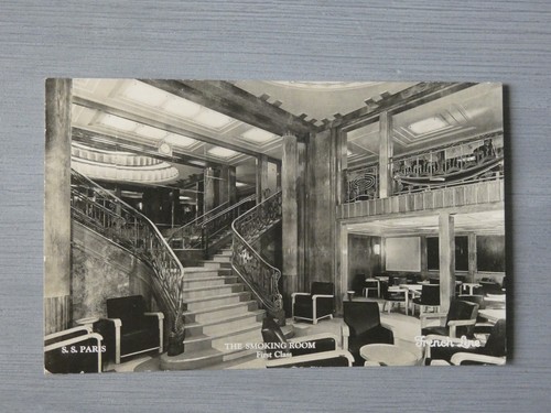 Carte photo paquebot - photo, french