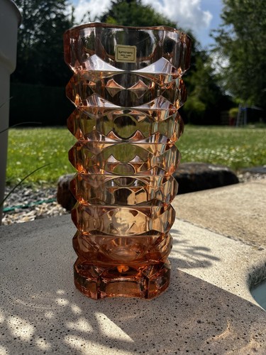Vase verre rosaline - en,