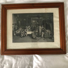 GRAVURE LA SAISIE CADRE PITCHPIN   INV 9353