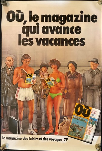 Affiche publicitaire où 1979 - affiche,