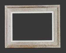 Ancien Cadre Montparnasse Bois Mouluré Patiné 71x55cm Feuillure 55x38 cm 10P