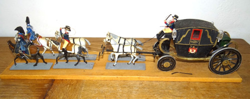 Beau rare attelage berline - attelage,