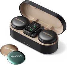 AnkerWork M650 Wireless Lavalier Microphone Noise Cancellation for Vlog |Refurb