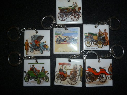 Lots porte clefs automobiles - porte-clefs,