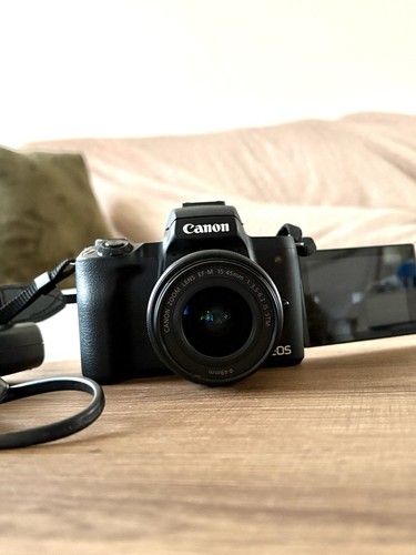Canon eos m50 noir - canon, avec