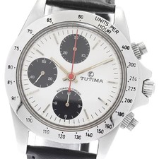 TUTIMA 793 Chronograph White / Black Dial Automatic Men's Watch_899812