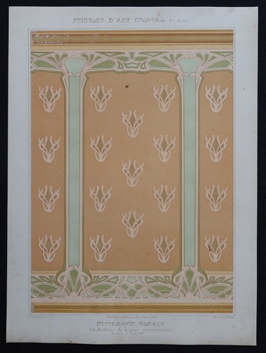 Peinture art nouveau - peinture, mulier