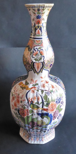 Grand vase gourd - en, faience