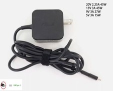 US 45W Type-C Adapter Charger for ASUS Chromebook Flip CX3 CX3400 CM5500FDA