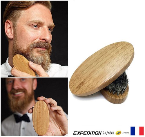 Brosse barbe bois poil - brosse,