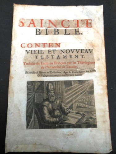 Sainte bible 1666 - bible,