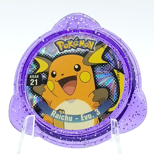 Raichu evo pokemon tazo - raichu, 3