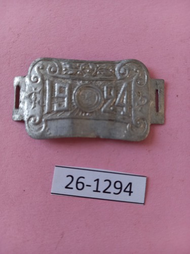 Plaque fiscale vélo - , ancien