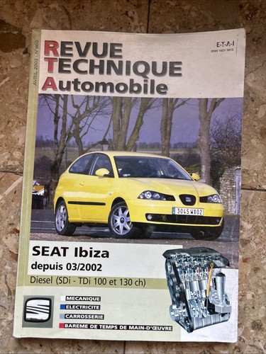 Revue technique seat ibiza sdi - ibiza,