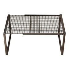 Étagère de Comptoir de Cuisine Étagère Modulable Rehausseur Extensible Fer