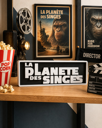 Plaque cinéma la - 3d, /