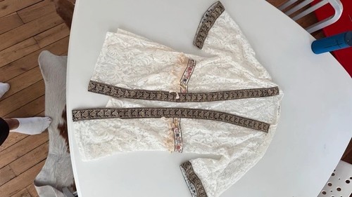 Blouse dentelle broderie - blouse,