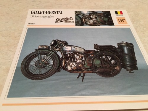 Carte moto gillet - carte, 350