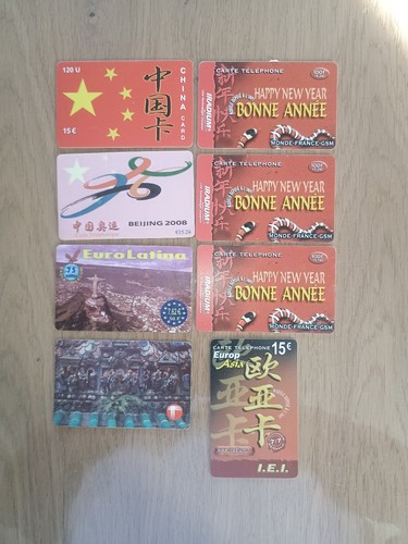Lot cartes téléphoniques - lot,