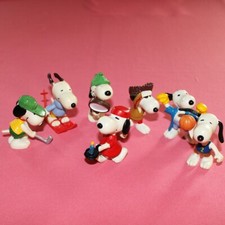 Lot de 7 figurines Snoopy made in Hong kong vintage