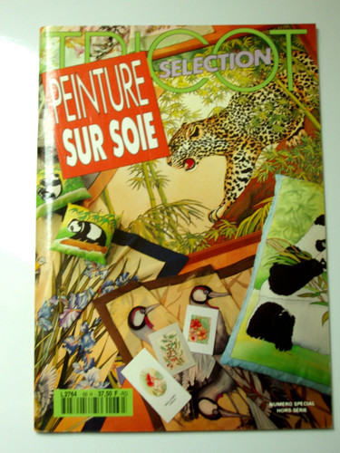 Peinture sur soie tricot - sur,