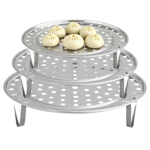 Paniers vapeur inox pieds - 3,