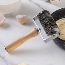 Rouleau à pâtisserie en treillis, outil de découpe de pâte portable et
