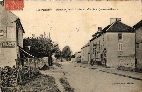Cpa aubergenville route - cpa, de