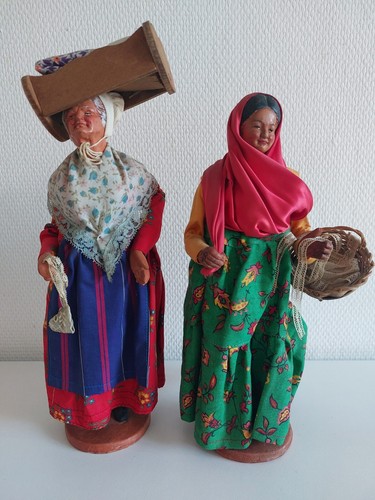 Paire figurines santon - figurines,