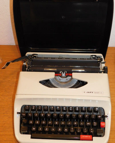 Vintage machine ecrire - machine, à